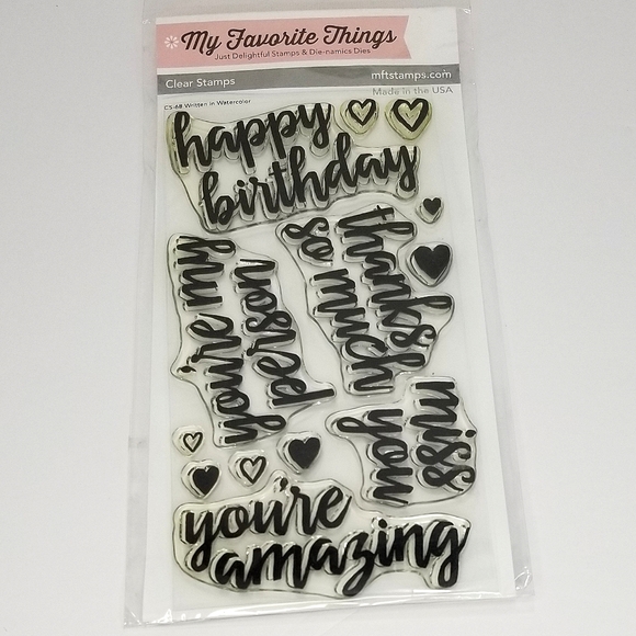 My Favorite Things Clear Photopolymer Stamps Sketched Blooms & Written in Waterc - Picture 4 of 5